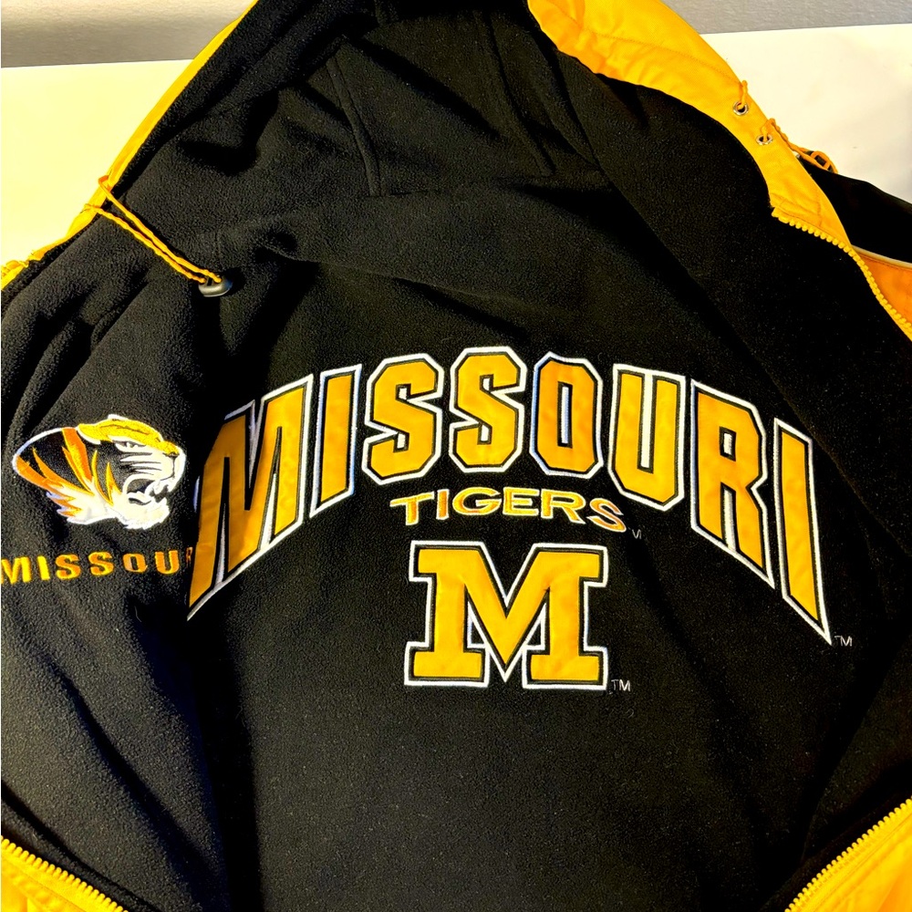 Missouri Tigers Reversible Authentic Colosseum Stadium Jacket Yellow/Black
